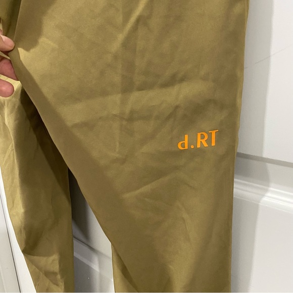 d.RT Unisex Olive Green Track Pants - Size 6 - Picture 6 of 7